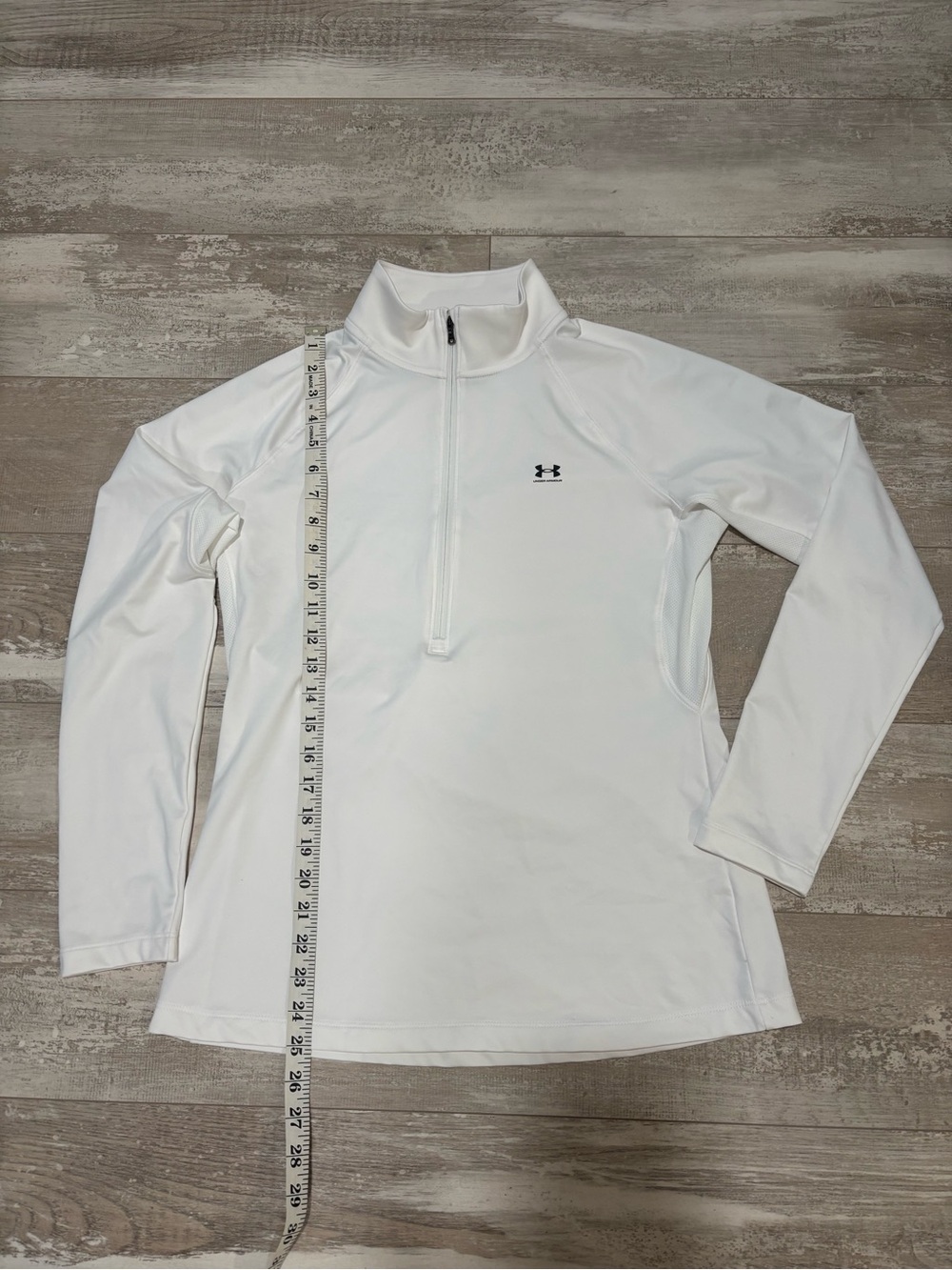 Under Armour White Women's 1/2 Zip Athletic Pullover